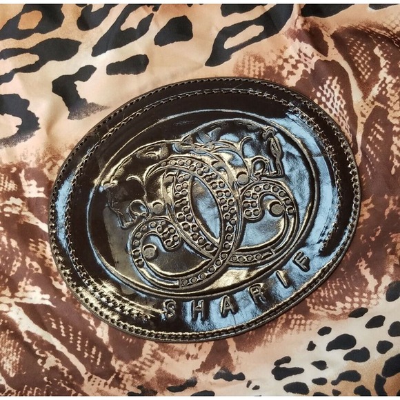 SHARIF Leopard Animal Print Nylon Large Shopper Tote Bag Lightweight - Picture 2 of 6